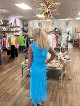 Load image into Gallery viewer, cha cha dress turquoise